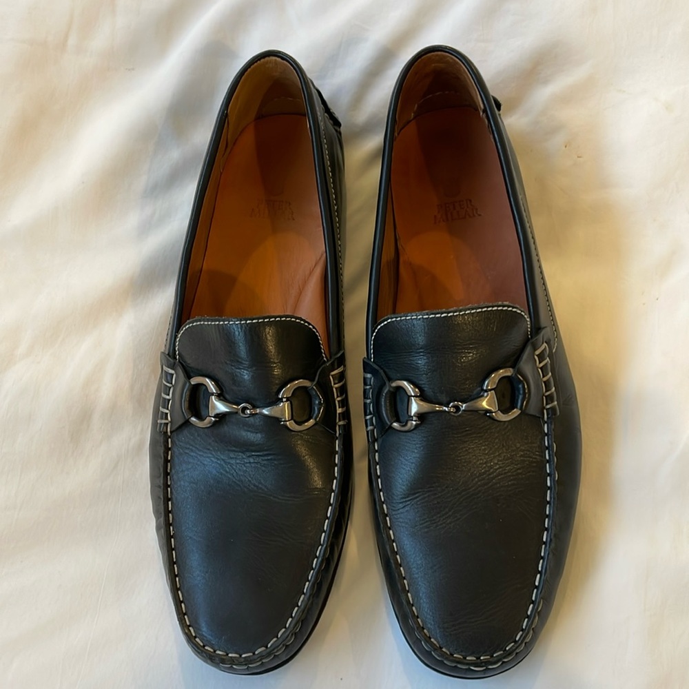 Peter Millar Bit Loafer Size 11.5 - Black